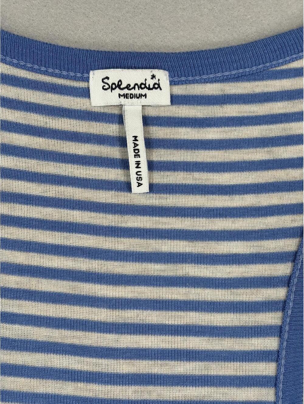 Splendid Bodycon Striped Racerback Midi Dress Size M Casual Summer Vacation - Picture 9 of 12